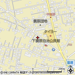 宮崎県都城市蓑原町2373-1周辺の地図