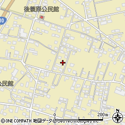 宮崎県都城市蓑原町2386-1周辺の地図