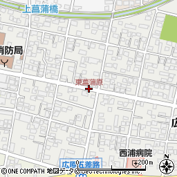 東菖蒲原周辺の地図