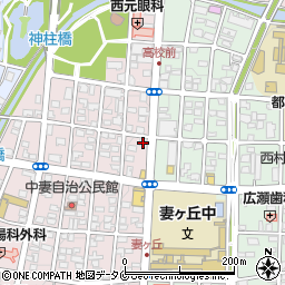 宮崎県都城市中原町30-4周辺の地図