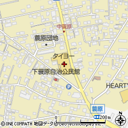 宮崎県都城市蓑原町2363-1周辺の地図