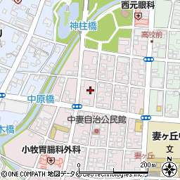 宮崎県都城市中原町27-5周辺の地図