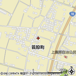 宮崎県都城市蓑原町2418-12周辺の地図