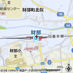 財部駅周辺の地図