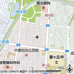宮崎県都城市中原町29-3-1周辺の地図