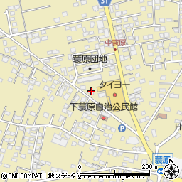 宮崎県都城市蓑原町2365周辺の地図