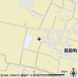 宮崎県都城市蓑原町2448-6周辺の地図