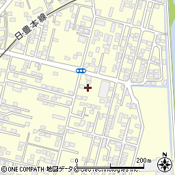 鹿児島県姶良市東餅田1065-10周辺の地図