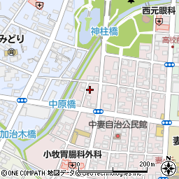宮崎県都城市中原町26-14周辺の地図