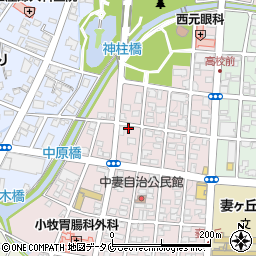 宮崎県都城市中原町27-2周辺の地図