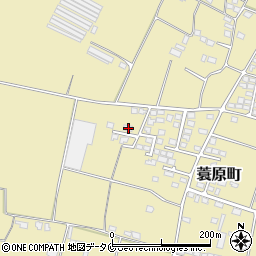 宮崎県都城市蓑原町2448-2周辺の地図