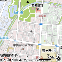 宮崎県都城市中原町32-10周辺の地図