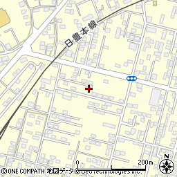 鹿児島県姶良市東餅田1503-9周辺の地図