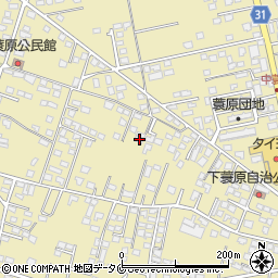 宮崎県都城市蓑原町2378-9周辺の地図