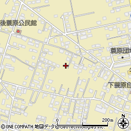 宮崎県都城市蓑原町2381-6周辺の地図