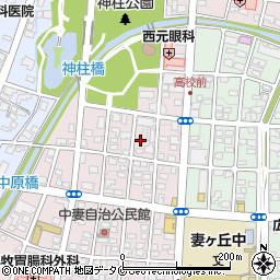 宮崎県都城市中原町32-13周辺の地図