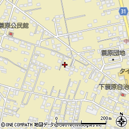 宮崎県都城市蓑原町2378-7周辺の地図