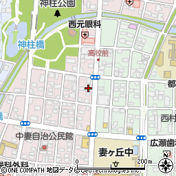 ピザハット都城店周辺の地図