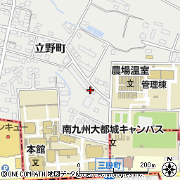 宮崎プロパン　都城支店周辺の地図