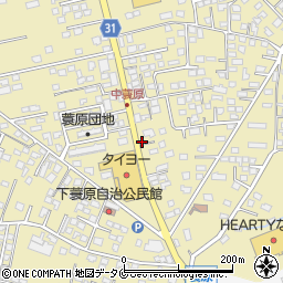宮崎県都城市蓑原町3248-17周辺の地図