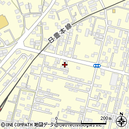 鹿児島県姶良市東餅田1502-7周辺の地図