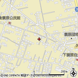 宮崎県都城市蓑原町2347-4周辺の地図