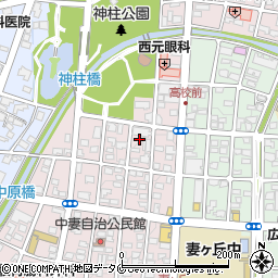 宮崎県都城市中原町32-14周辺の地図