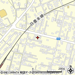 鹿児島県姶良市東餅田1502-6周辺の地図