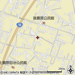 宮崎県都城市蓑原町2389-3周辺の地図