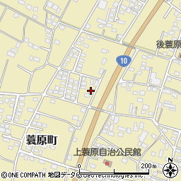 宮崎県都城市蓑原町2393周辺の地図