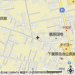 宮崎県都城市蓑原町2355-2周辺の地図