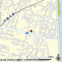 鹿児島県姶良市東餅田1018-13周辺の地図