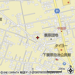 宮崎県都城市蓑原町2355-1周辺の地図