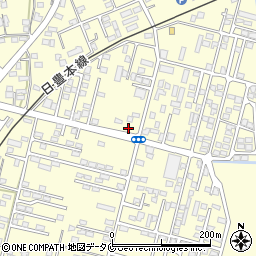 鹿児島県姶良市東餅田1440-5周辺の地図