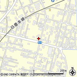 鹿児島県姶良市東餅田1440-6周辺の地図