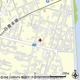 鹿児島県姶良市東餅田1018-3周辺の地図