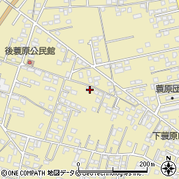 宮崎県都城市蓑原町2382周辺の地図