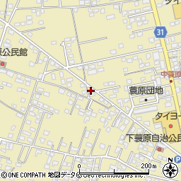 宮崎県都城市蓑原町2353周辺の地図