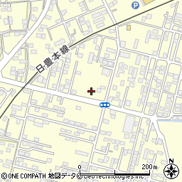 鹿児島県姶良市東餅田1444-2周辺の地図