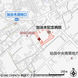 鹿児島県姶良市加治木町木田1254周辺の地図