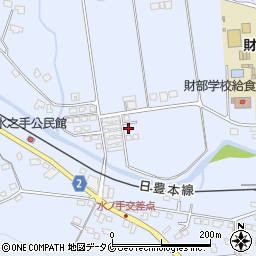 鹿児島県曽於市財部町北俣881周辺の地図