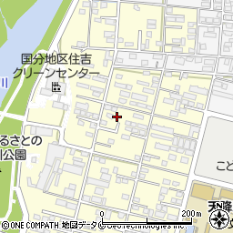 鹿児島県霧島市隼人町住吉400周辺の地図