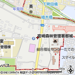 カーマン三股店周辺の地図