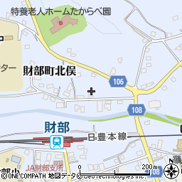 鹿児島県曽於市財部町北俣706周辺の地図