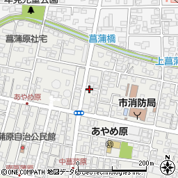 宮崎県都城市菖蒲原町周辺の地図