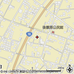 宮崎県都城市蓑原町2391周辺の地図