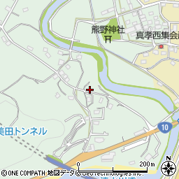 鹿児島県霧島市隼人町野久美田674周辺の地図