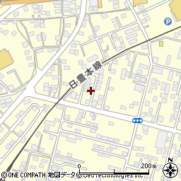 鹿児島県姶良市東餅田1452周辺の地図