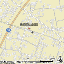 宮崎県都城市蓑原町2390-34周辺の地図