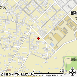 宮崎県都城市蓑原町3192-9周辺の地図